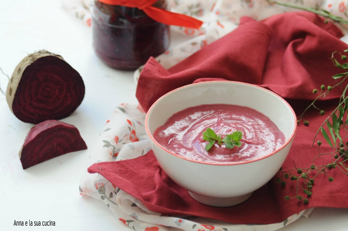 Süße Rote-Bete-Creme