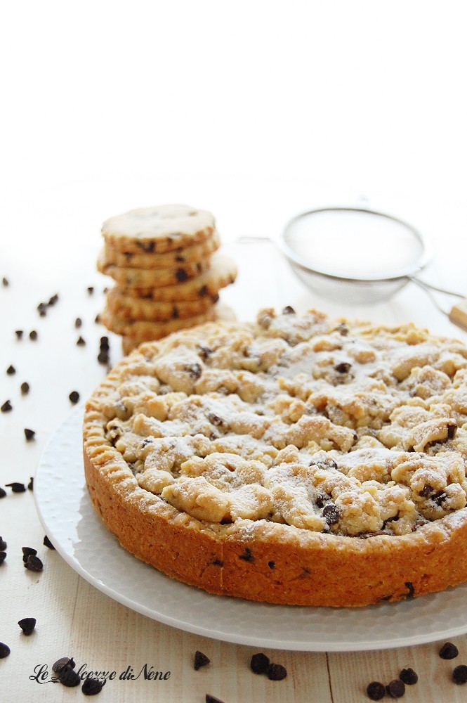 Cookies-Kuchen mit Nutella