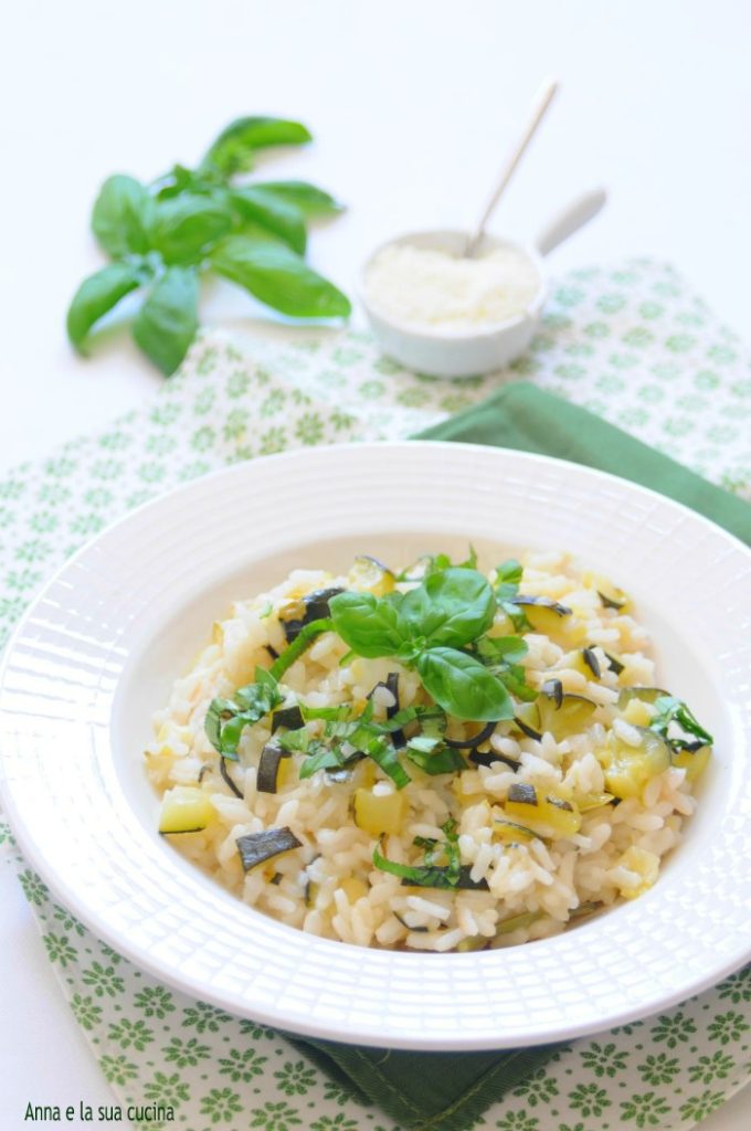 Risotto mit Lauch und Zucchini