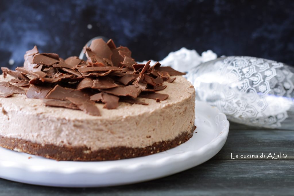 Cheesecake al doppio cioccolato