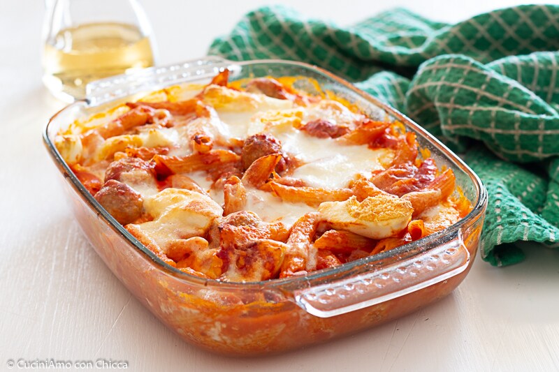 EINFACHE UND LECKERE PASTA AL FORNO ALLA PUGLIESE