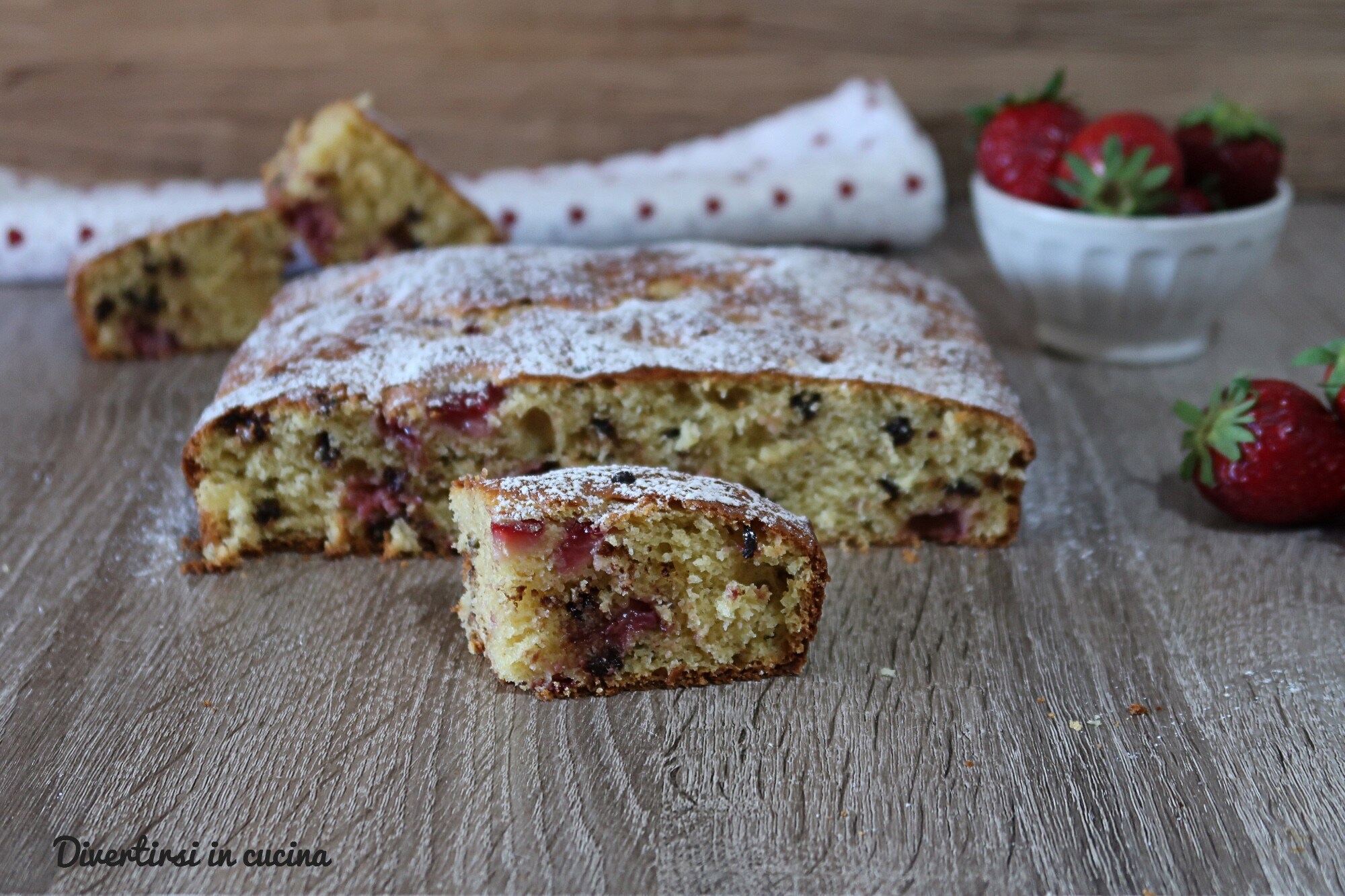 Erdbeer-Ricotta-Kuchen