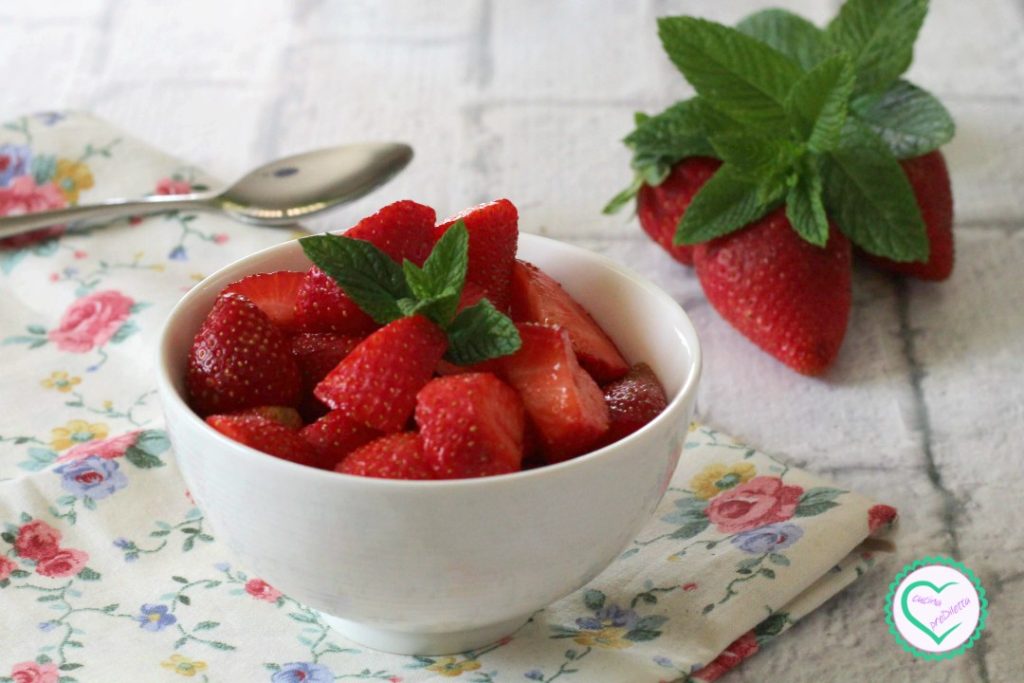 Erdbeerfruchtsalat