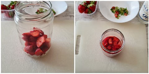 Erdbeerlikör, Zubereitung