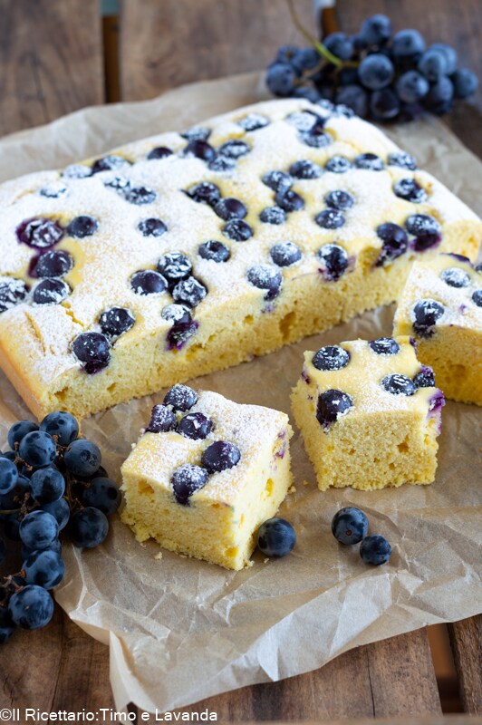 Erdbeertraubenkuchen