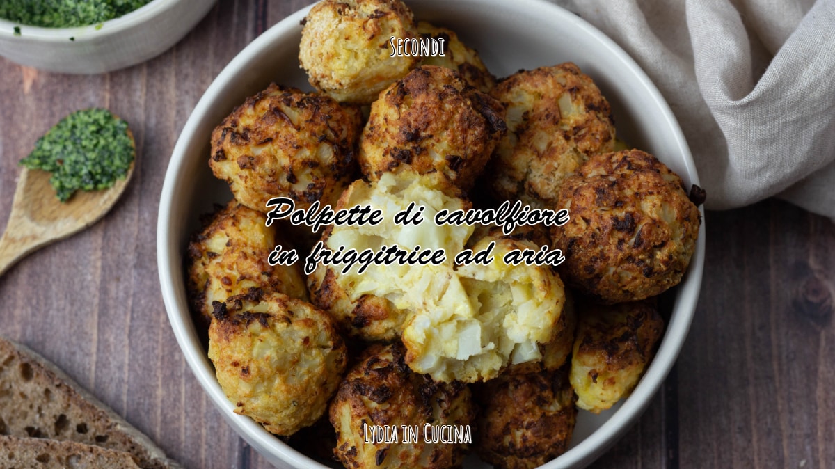Blumenkohlbällchen in der Heißluftfritteuse