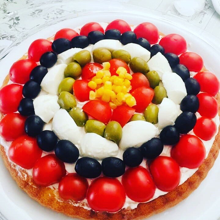 Weiche herzhafte Torte