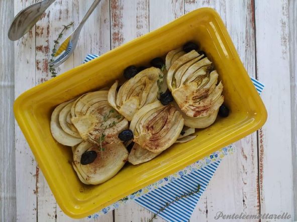 Fenchel im Ofen mit Ingwer