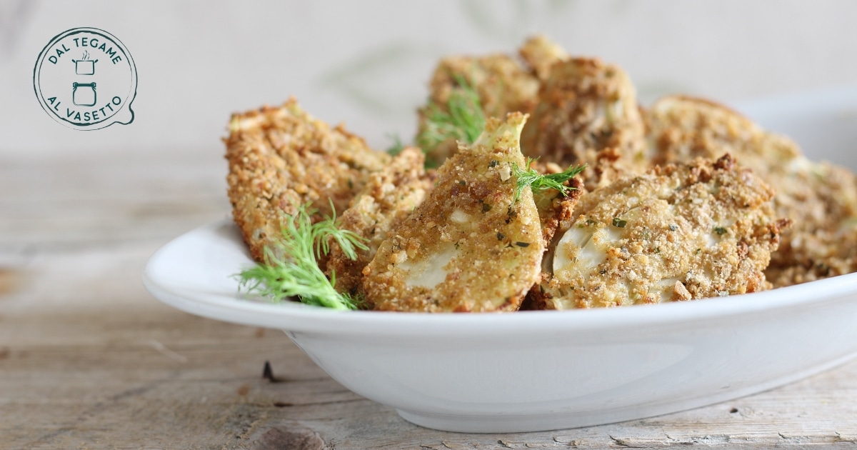 Fenchelschnitzel in der Heißluftfritteuse