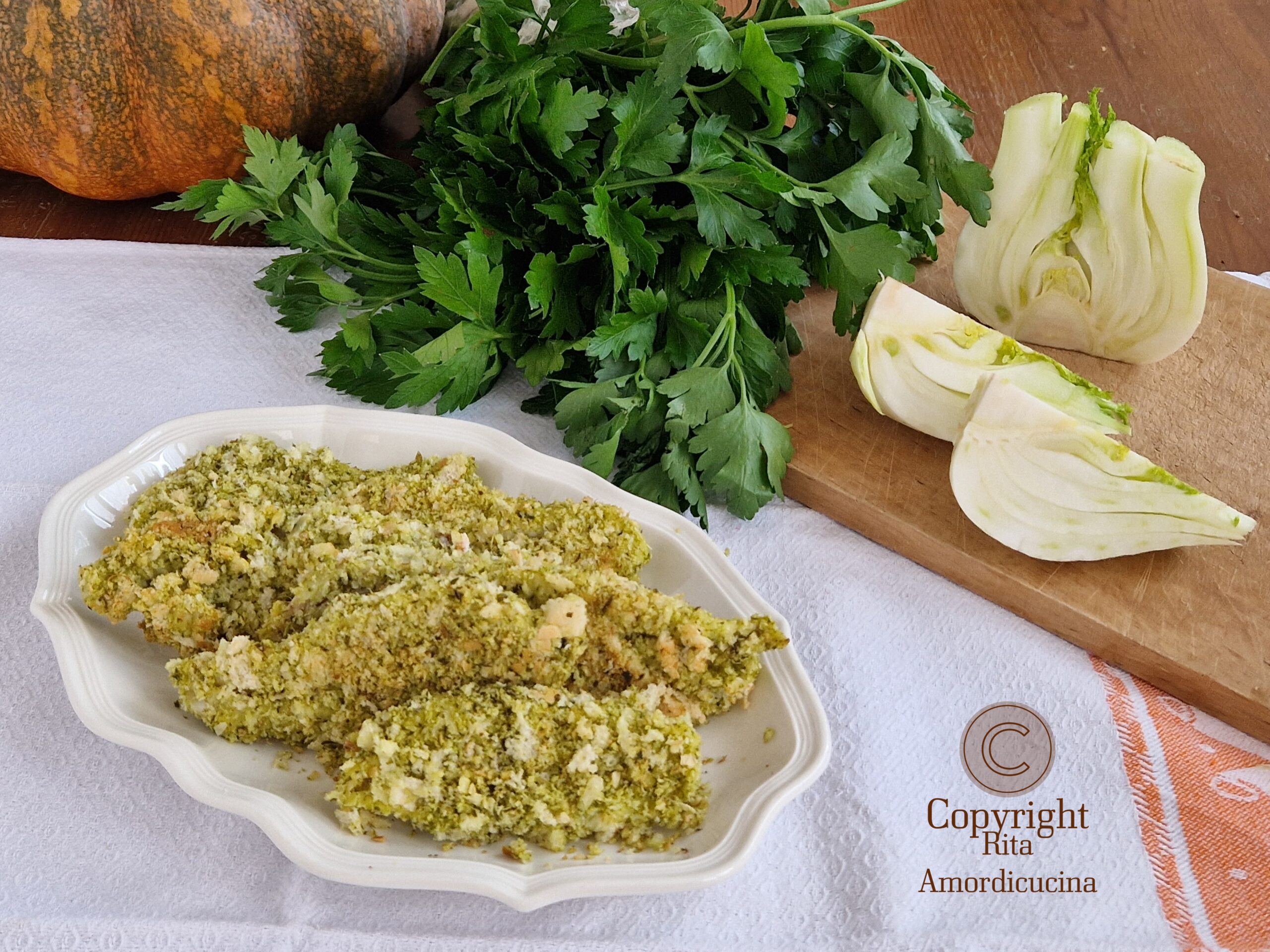 Die Fenchel-Schnitzel auf Sizilianische Art