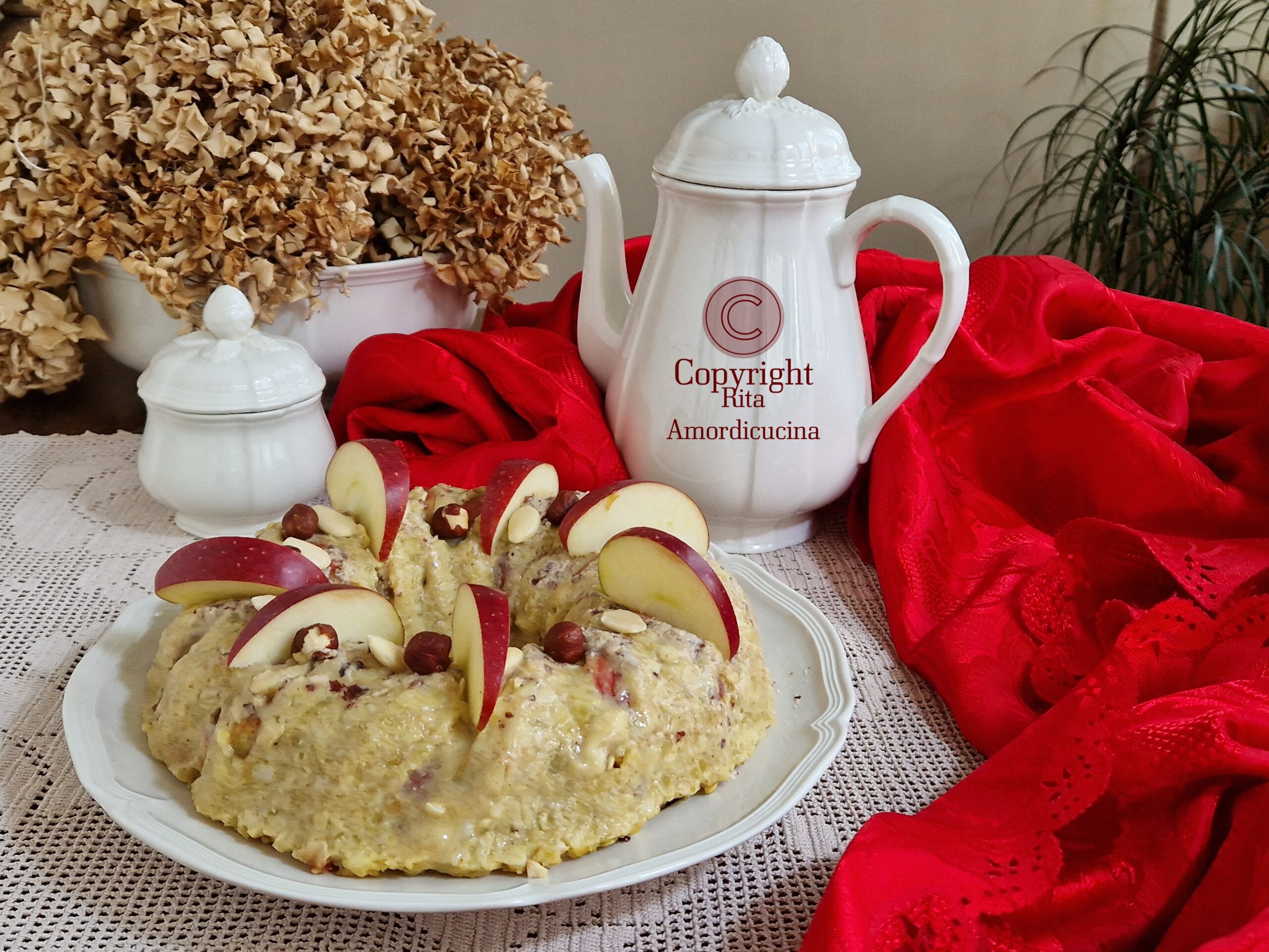 Der Haferkranz mit Trockenfrüchten