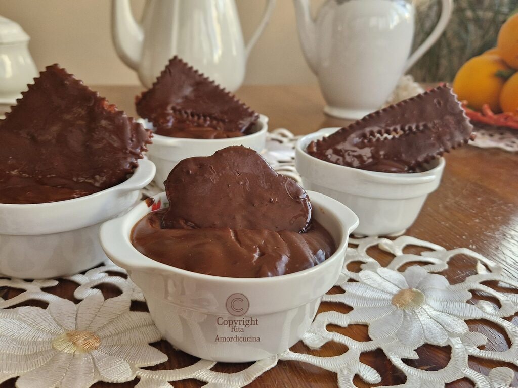 Die süße Blutwurst mit glasierten Chiacchiere