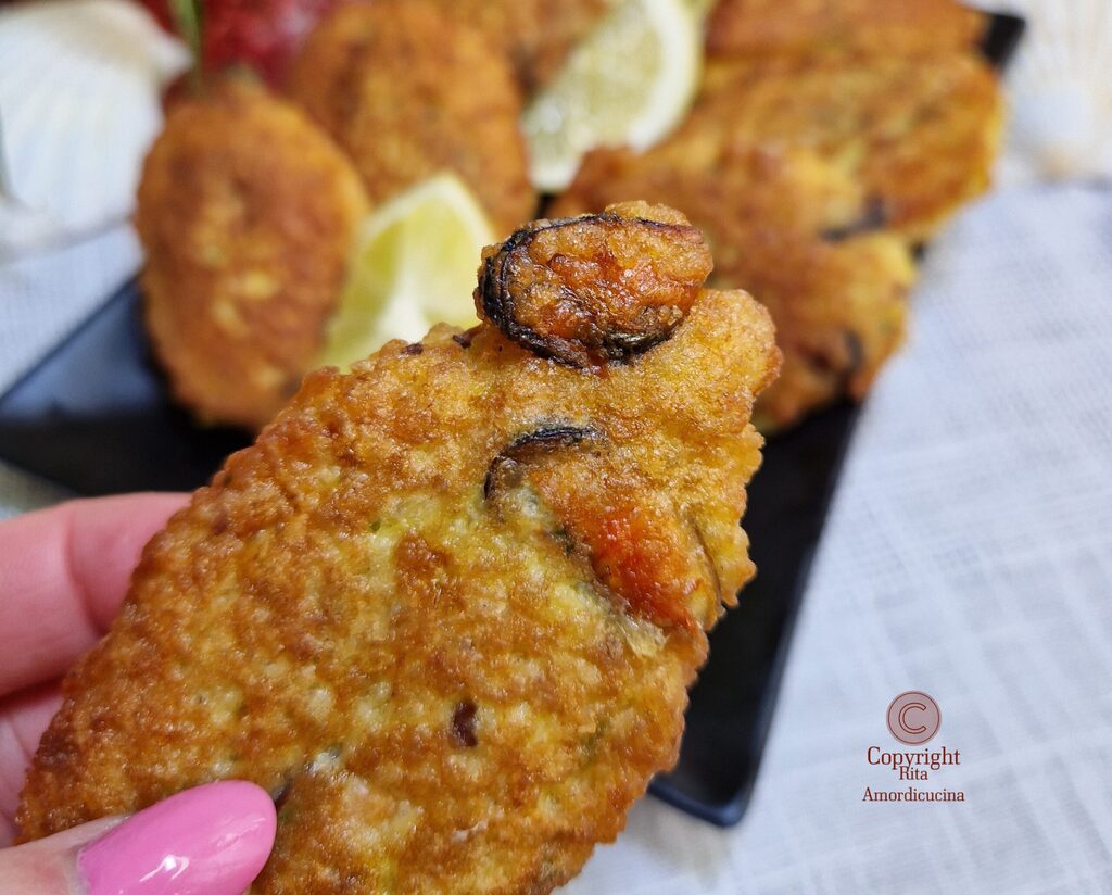 Die Muschel- und Garnelenpfannkuchen