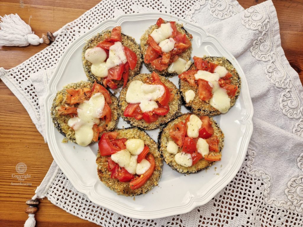 Die Auberginenpizzetten