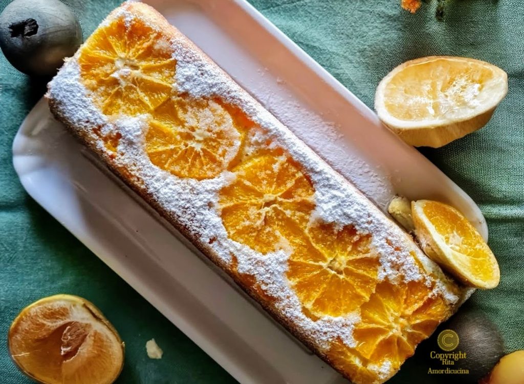 Der Orangen-Plum-Cake