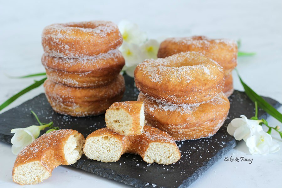 Frittierte Donuts