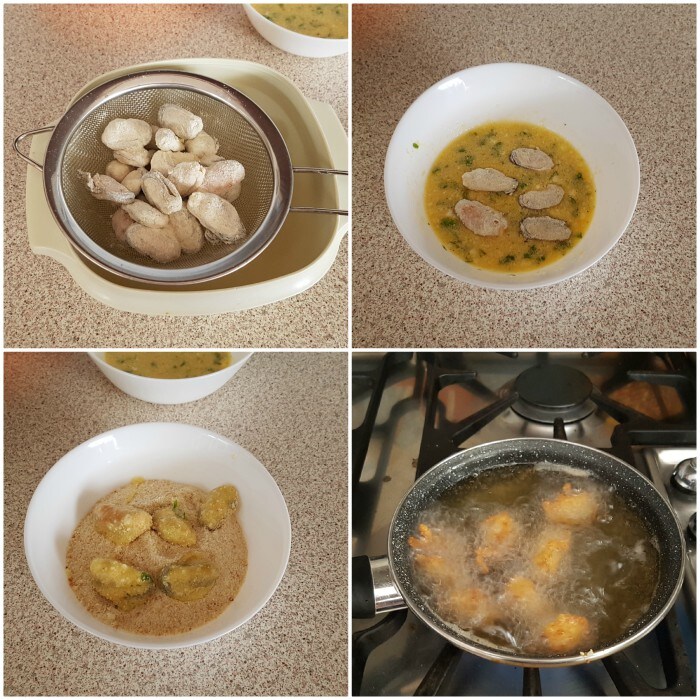 Frittierte Miesmuscheln, Zubereitung
