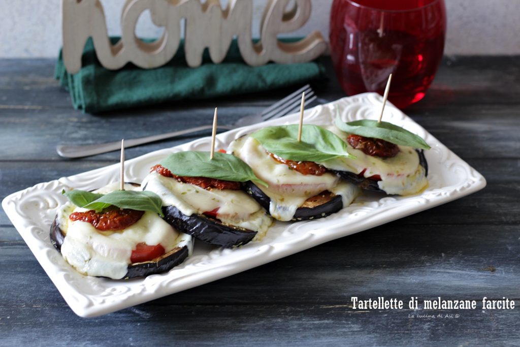 Gebackene Auberginen-Tartelettes