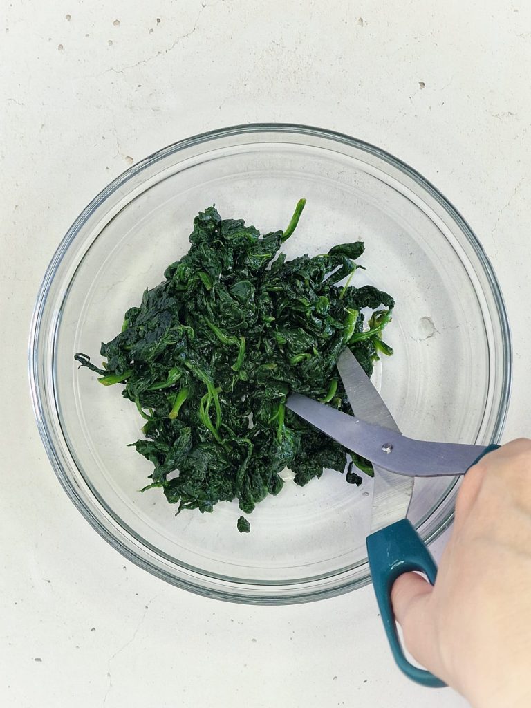 Gebackene Muschelnudeln gefüllt mit Ricotta und Spinat