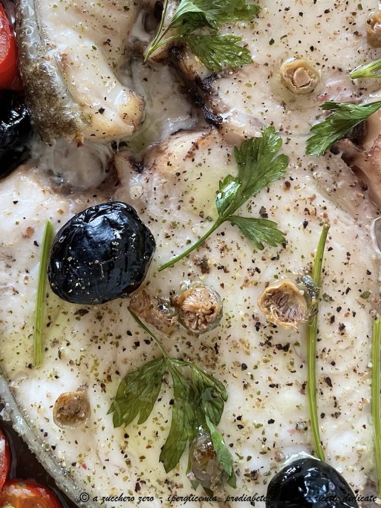 Gebackener Zackenbarsch mit Kirschtomaten