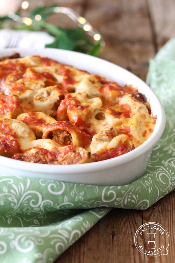 Gefüllte Pasta in der Mikrowelle
