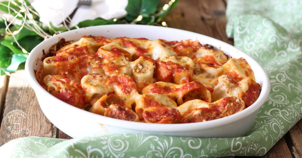 Gefüllte Pasta in der Mikrowelle