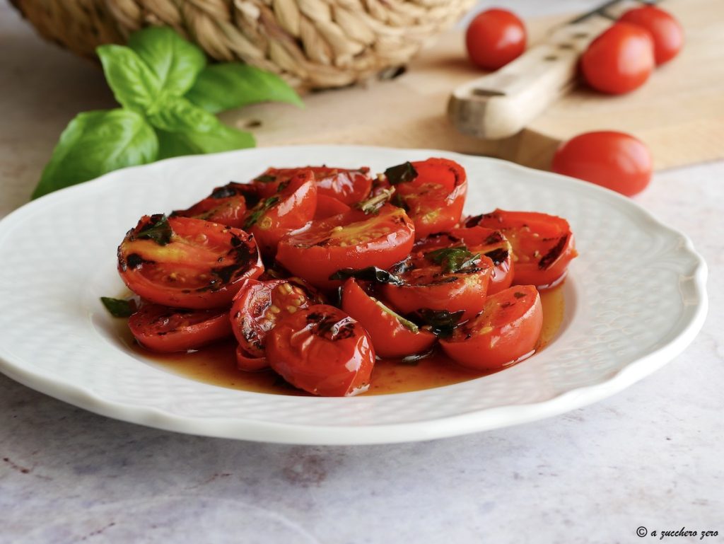 Gegrillte Kirschtomaten nach der Methode der Mutter