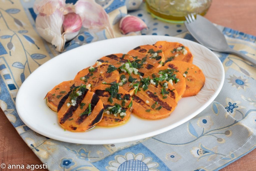 Gegrillte Süßkartoffeln