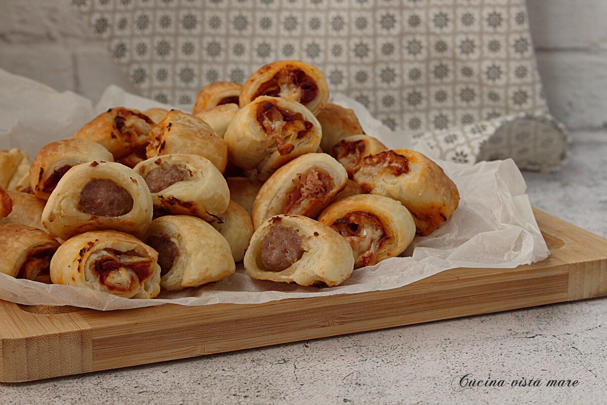 Gemischte Blätterteig-Snacks
