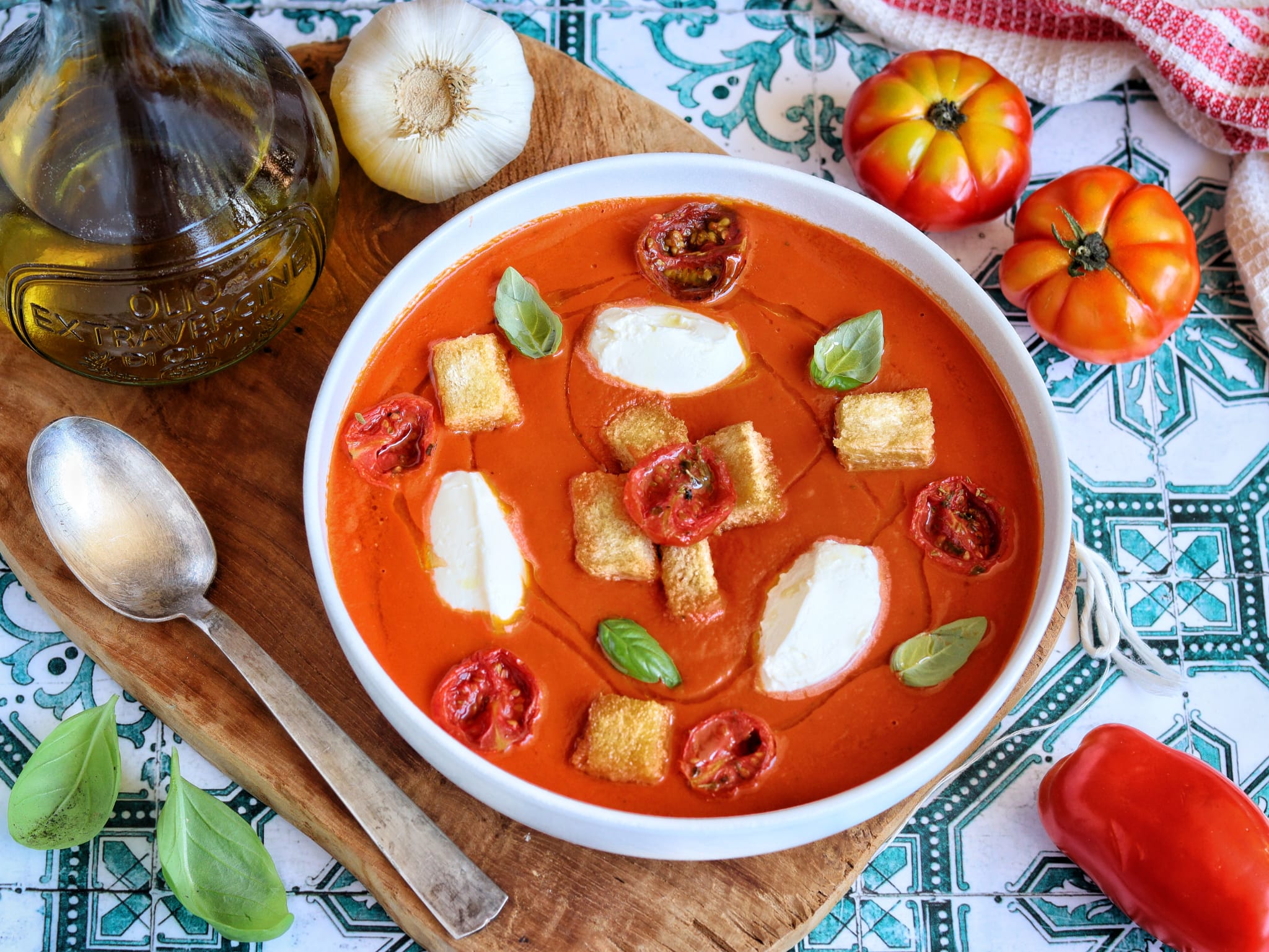 Geröstete Tomatensuppe