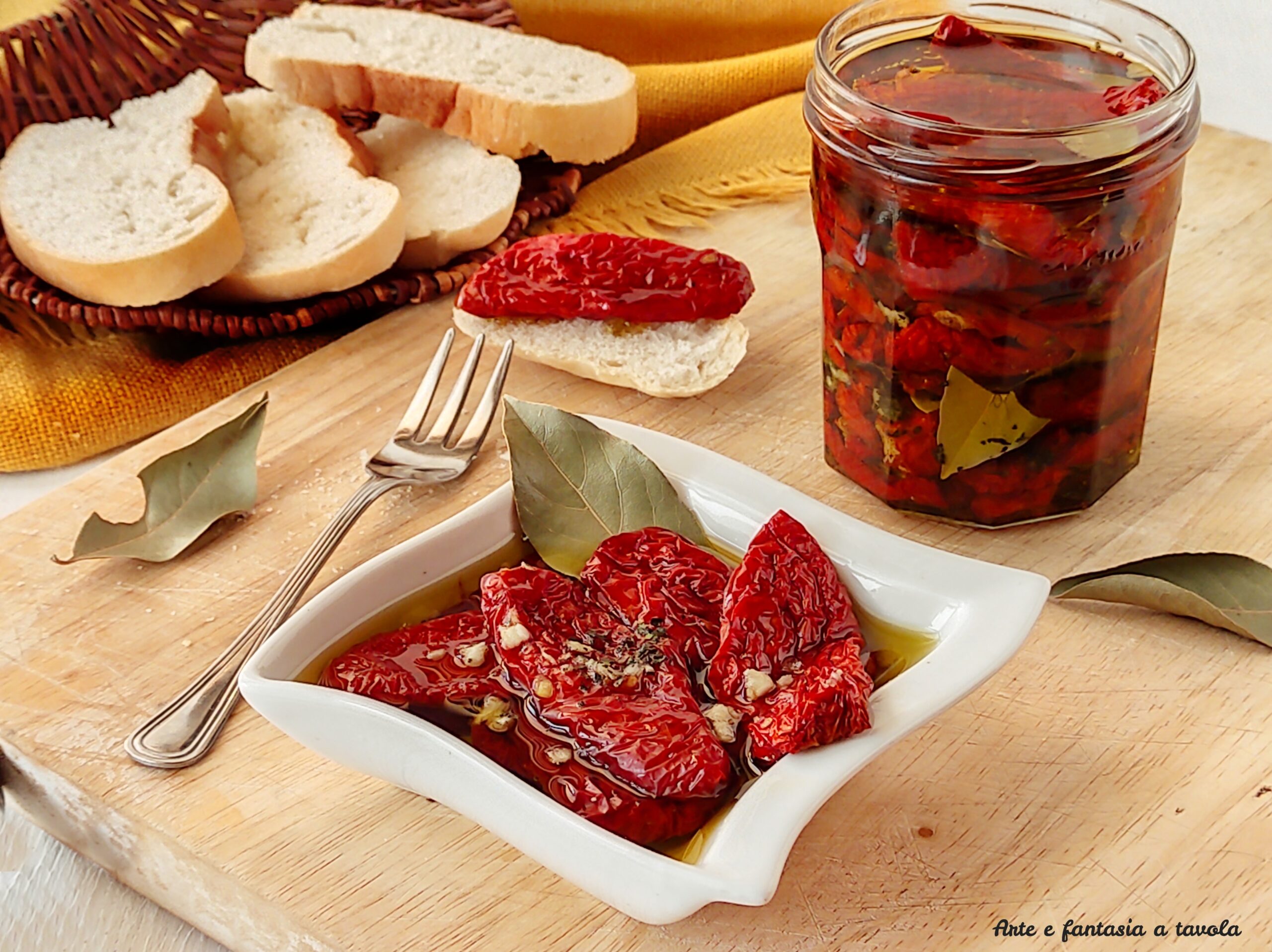 Getrocknete Tomaten in Öl