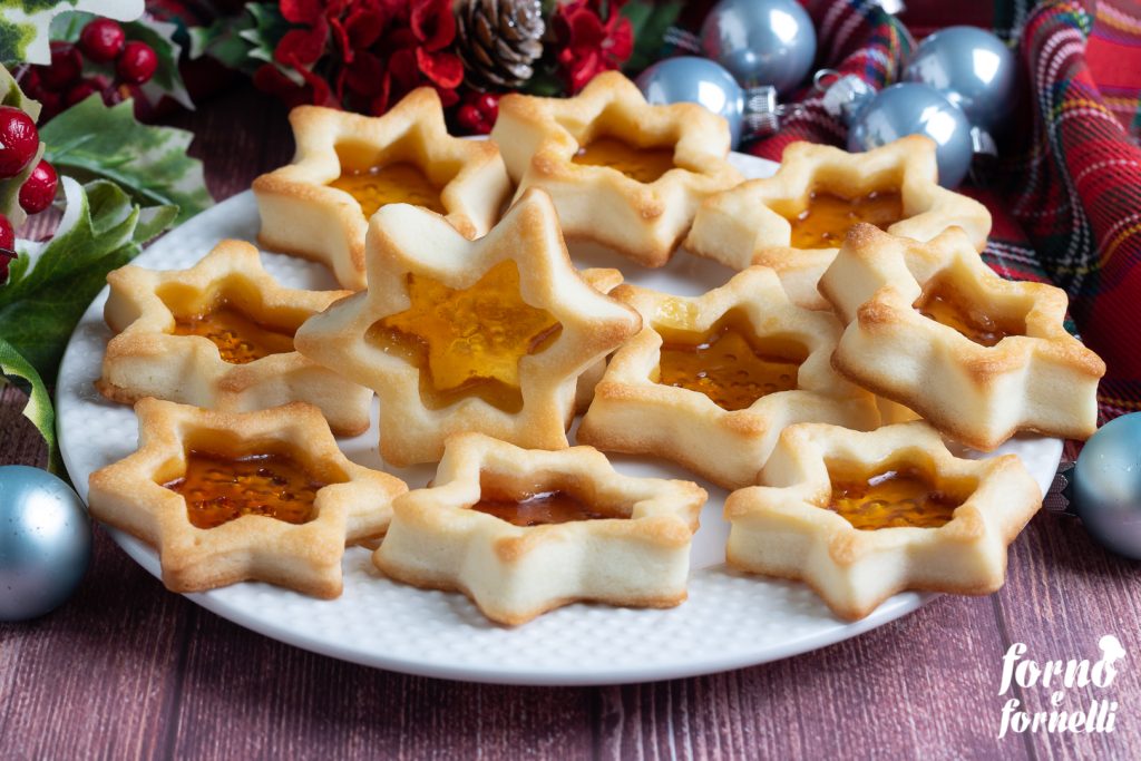 Glaseffekt-Plätzchen für Weihnachten