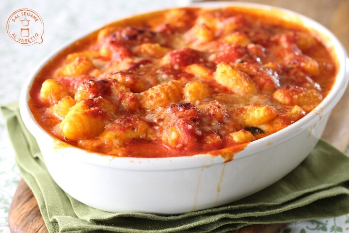 Gnocchi mit Sauce aus der Mikrowelle