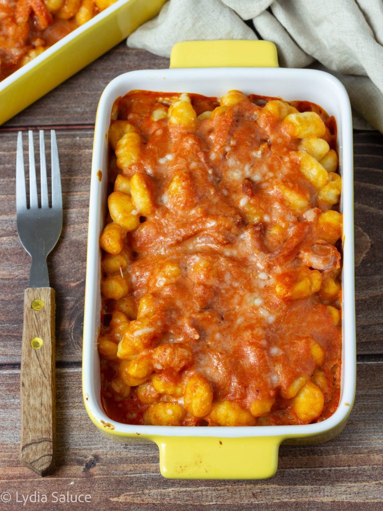 Gnocchi mit Speck und Mozzarella