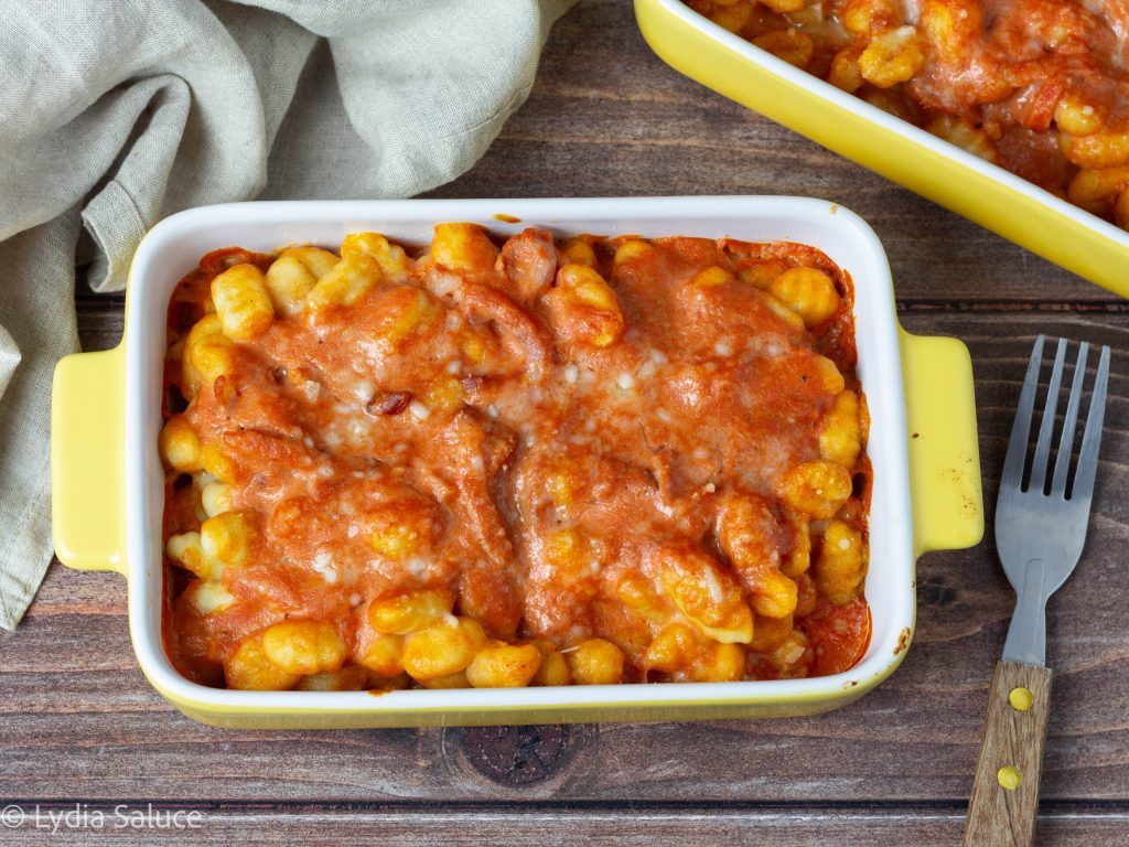 Gnocchi mit Speck und Mozzarella