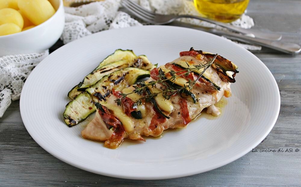 Hähnchen alla Hasselback