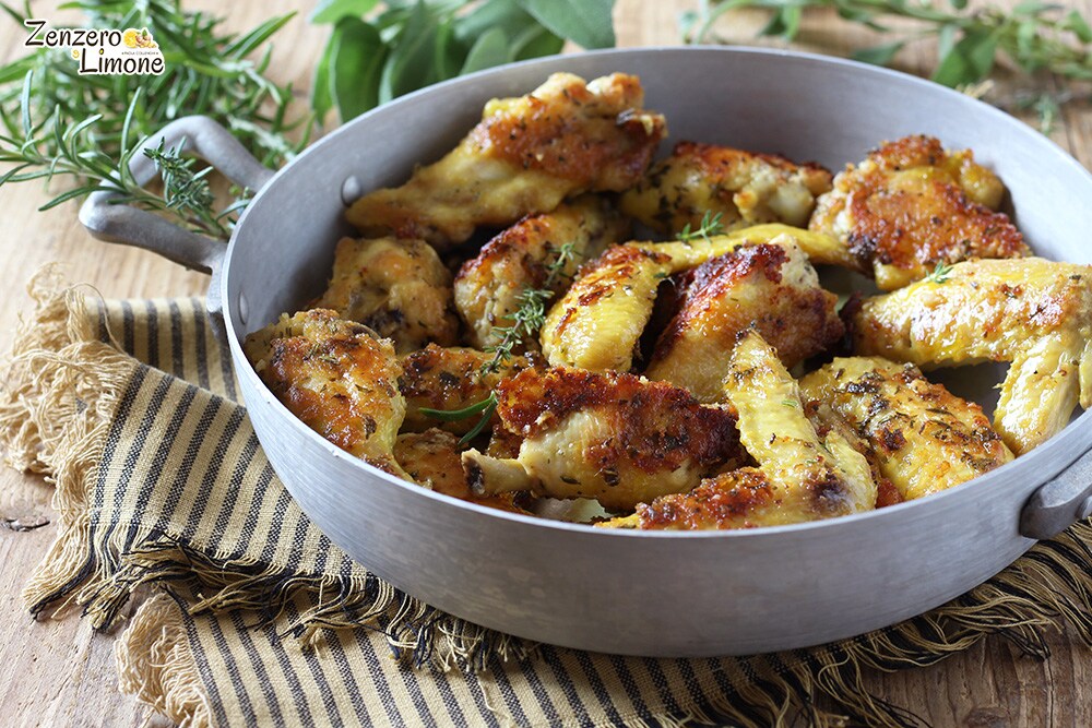 Hähnchenflügel mit Kräutern