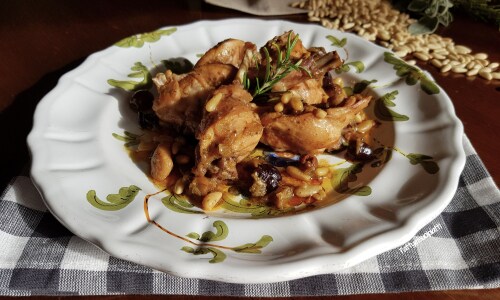 Kaninchen auf ligurische Art