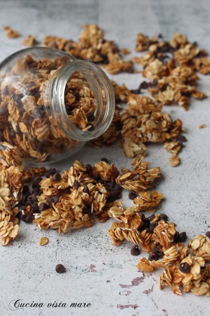 Hausgemachtes Hafer-Granola Küche am Meer