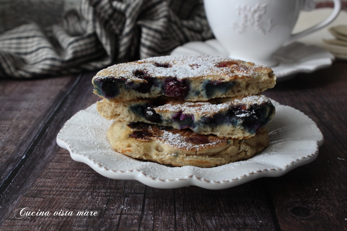Heidelbeer-Pfannkuchen