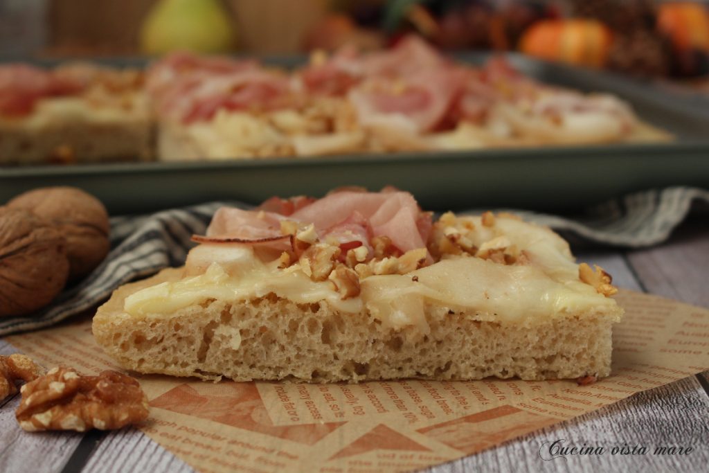Herbst-Focaccia Küche Meerblick