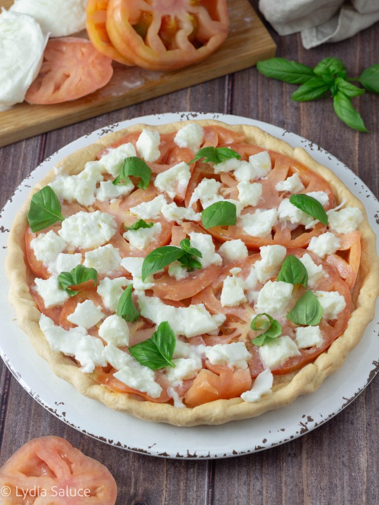 Herzhafte Caprese-Tarte