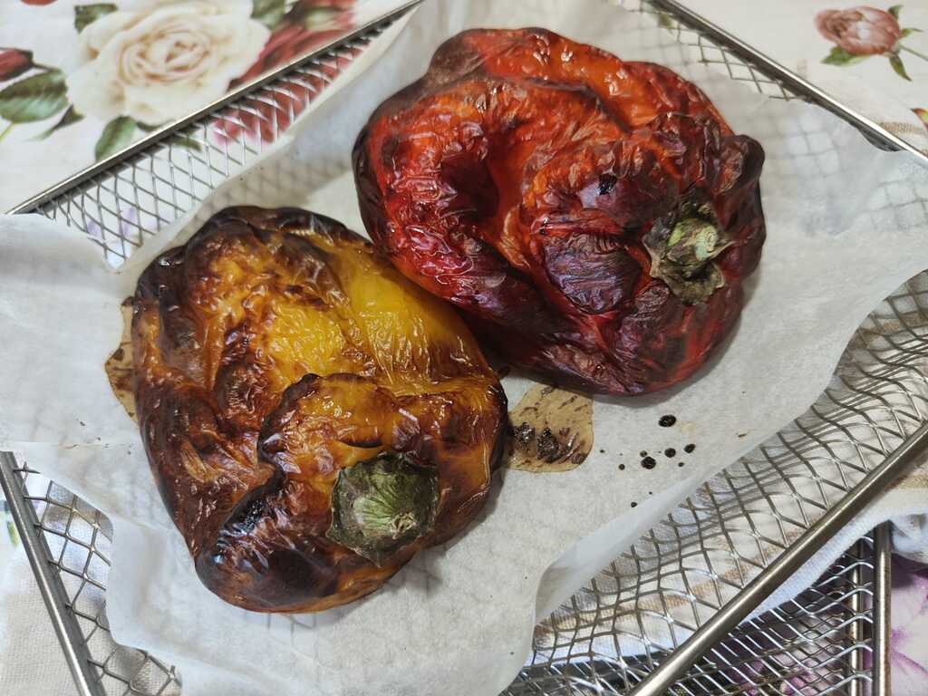 Paprika aus der Heißluftfritteuse