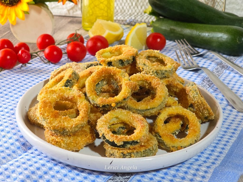 Super knusprige Zucchiniringe