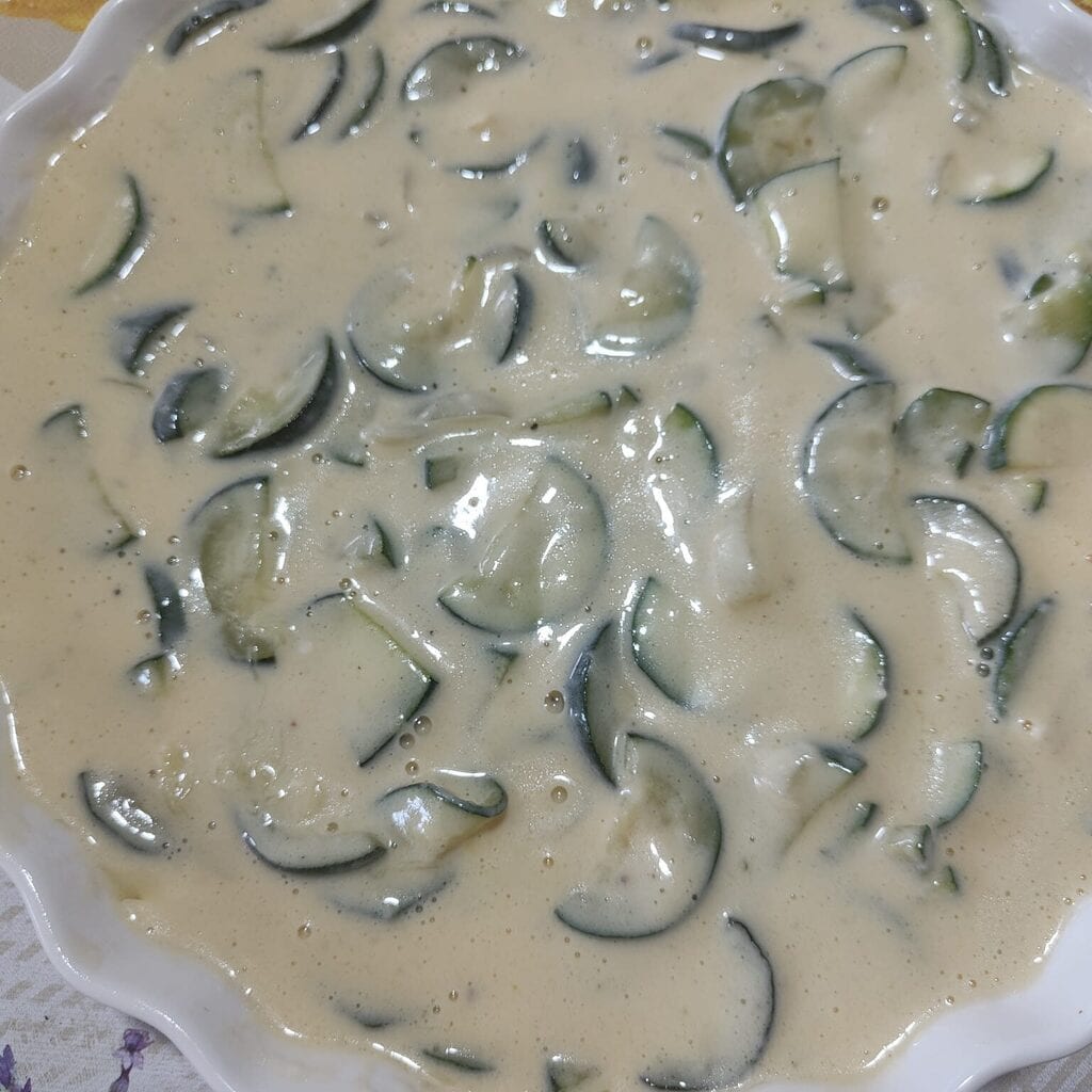 Zucchini-Ricotta-Omelett