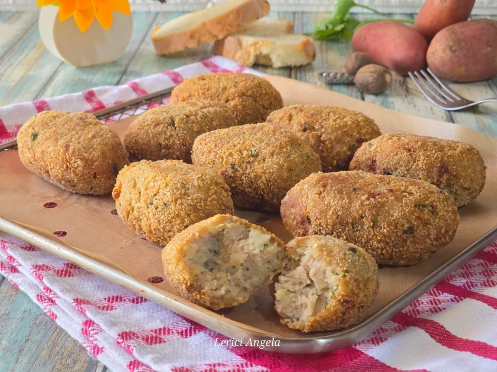 Fleisch- und Kartoffelbällchen in der Heißluftfritteuse