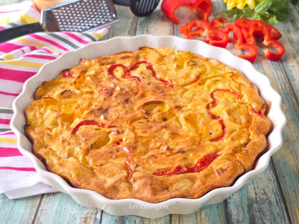 Kartoffel- und Paprika-Frittata