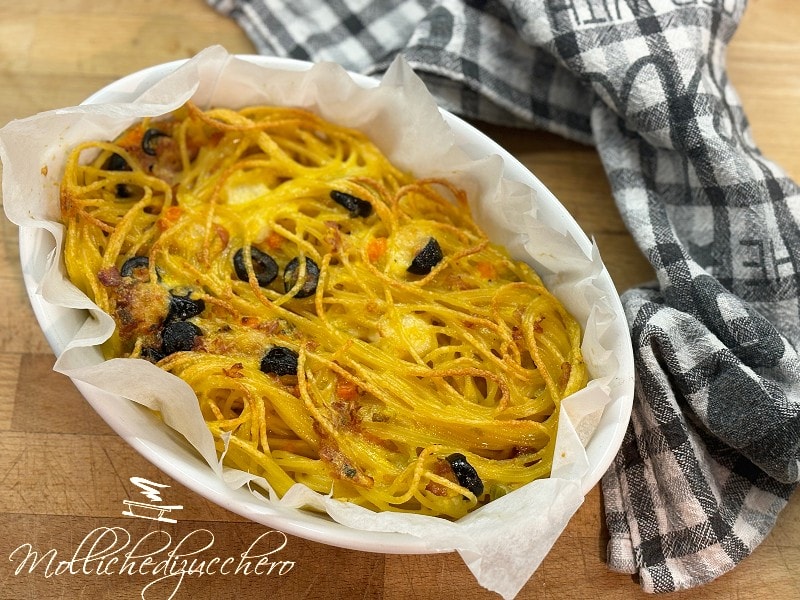 Nudel-Omelett in Heißluftfritteuse