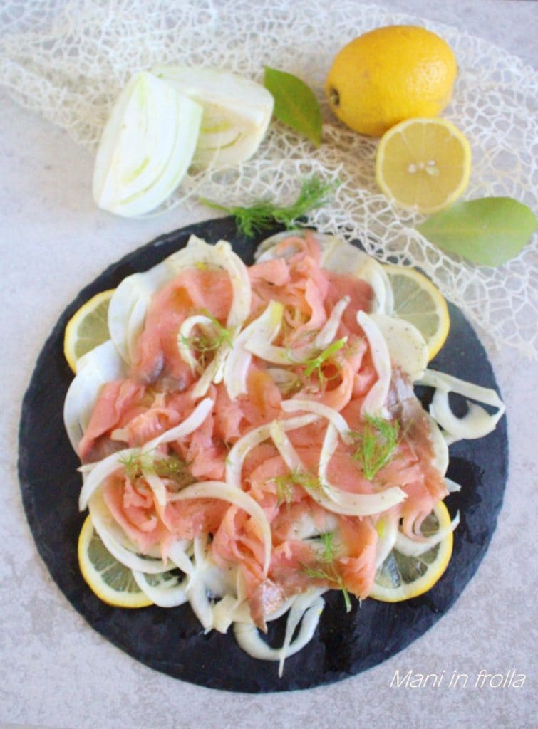 Fenchel und Lachs Salat