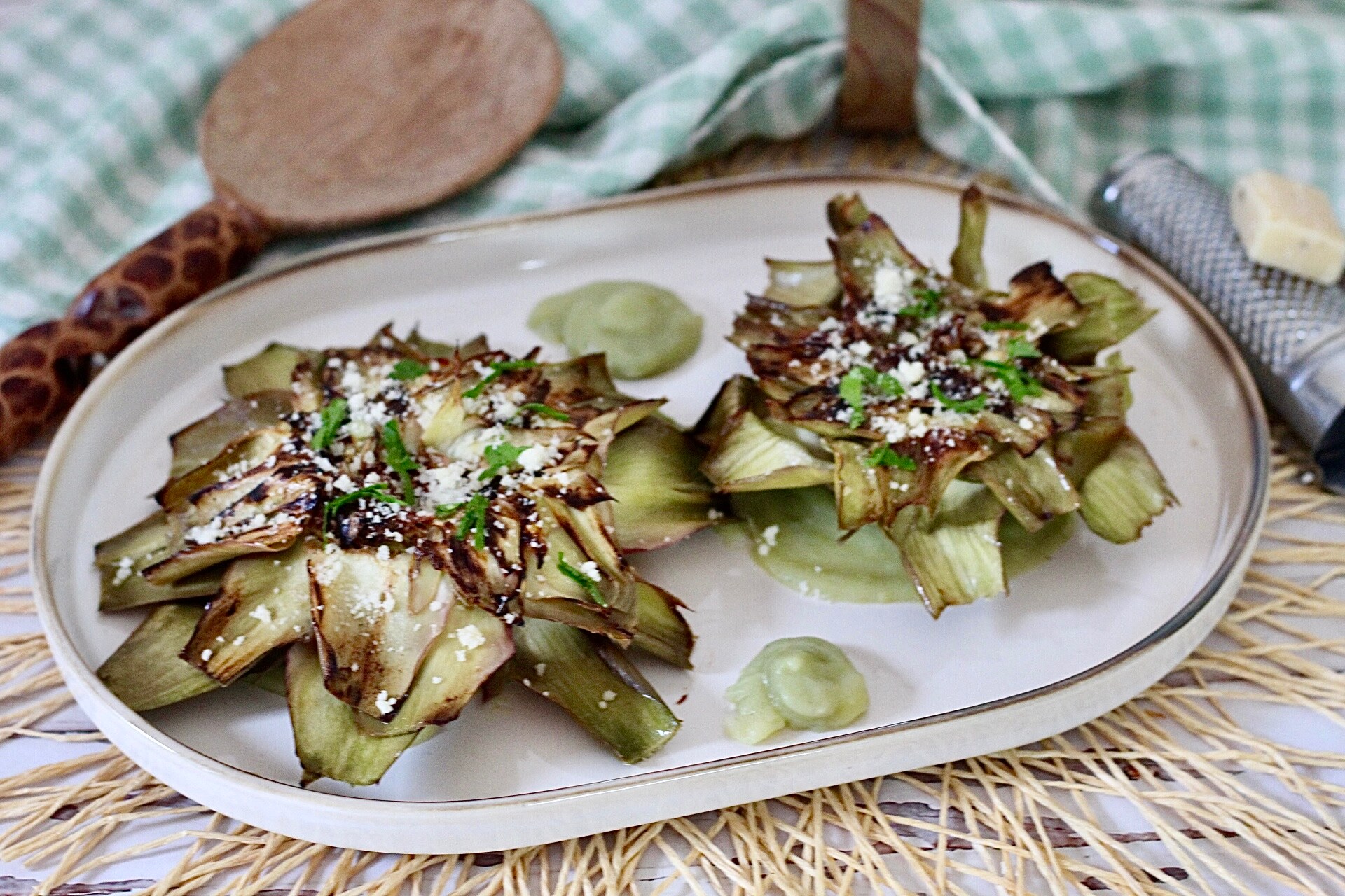 Geschmorte Artischocken